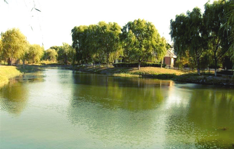 珍珠湖烧山鱼塘