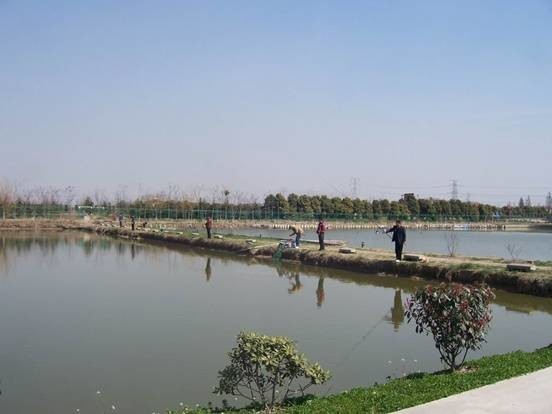 一家人草莓园休闲垂钓