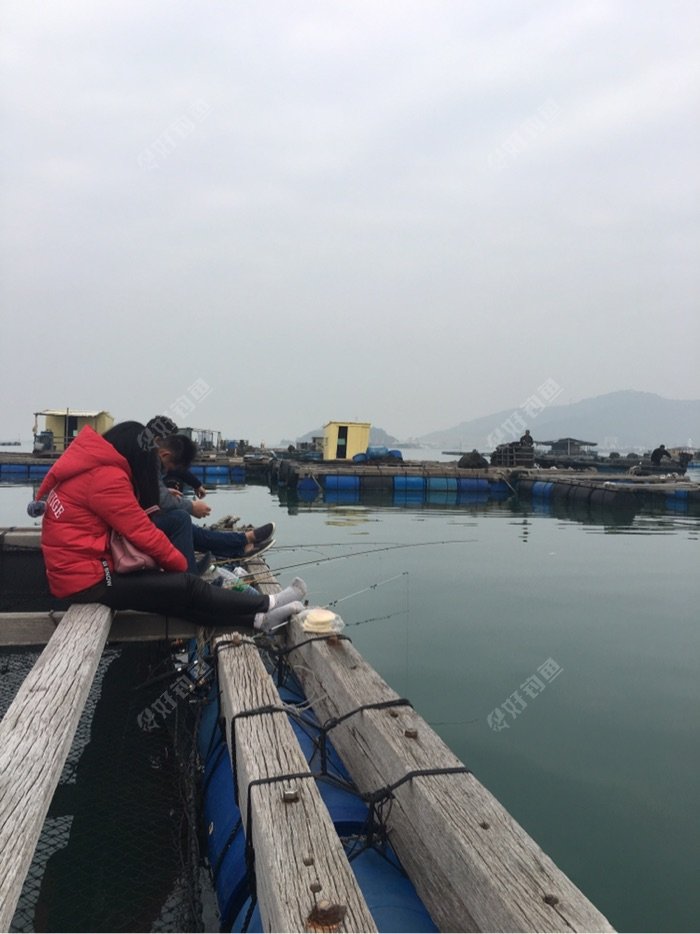 广东省阳江市海陵岛海上鱼排钓鱼